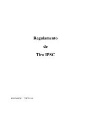 Regulamento de Tiro IPSC - Federação Portuguesa de Tiro