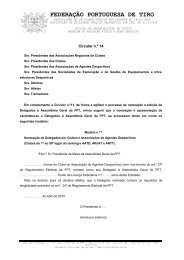 Modelos para nomeação e candidatura de Delegados - Federação ...