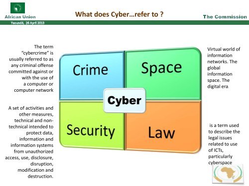 The AU Draft Convention on Cybersecurity and related activities