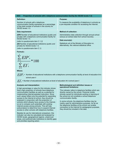 Guide to measuring information and ... - unesdoc - Unesco