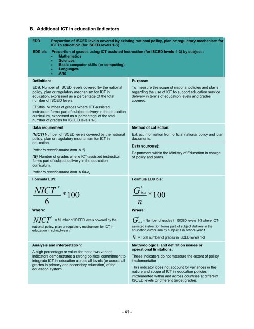 Guide to measuring information and ... - unesdoc - Unesco