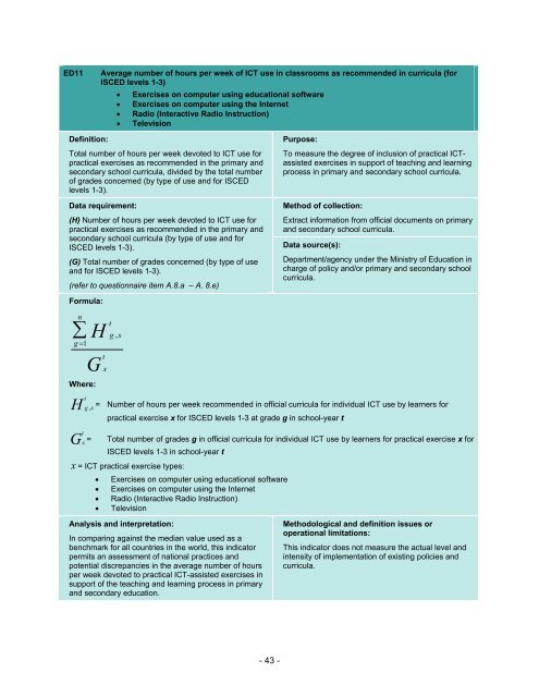 Guide to measuring information and ... - unesdoc - Unesco