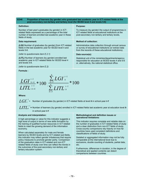 Guide to measuring information and ... - unesdoc - Unesco