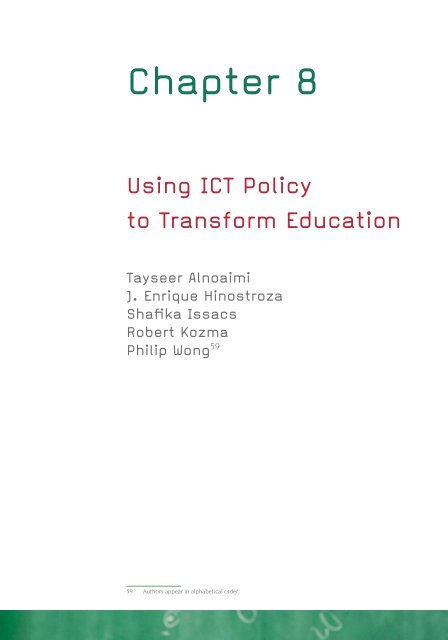 Transforming education: the power of ICT policies - Commonwealth ...