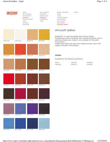 Arper Elmosoft Leather.pdf - Index of