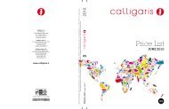 Calligaris Pricelist 2010 - Price List - Index of