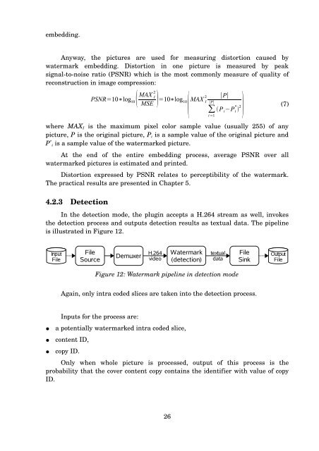 MASTER THESIS Video Watermarking - Computer Graphics Group ...