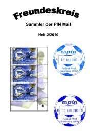 Mitteilungsblatt des Freundeskreises – Sammler der PIN Mail Nr. 2 ...