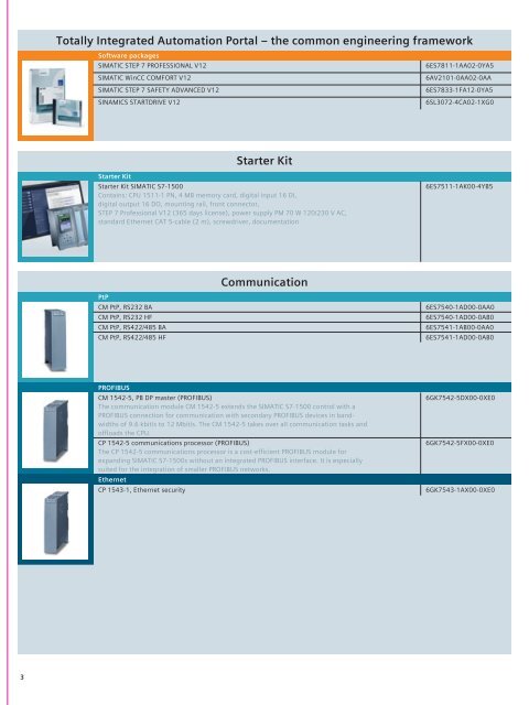 SIMATIC S7-1500 plus TIA Portal - Siemens