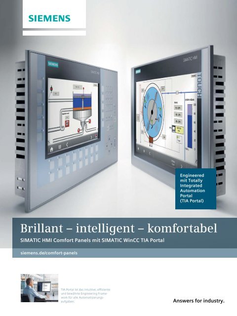 SIMATIC HMI Comfort Panels - Siemens