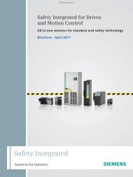 Integrate safety - Siemens