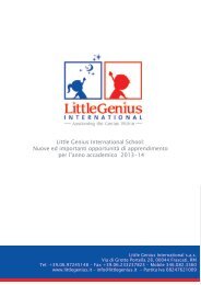 Little Genius International School: Nuove ed importanti opportunità ...