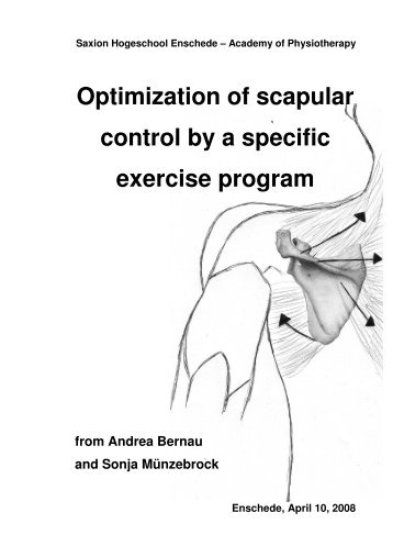 Optimization of scapular control by a specific exercise program