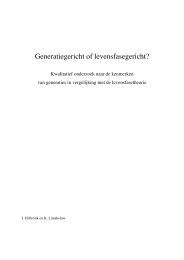 Generatiegericht of levensfasegericht? - Saxion Hogescholen