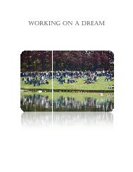 Working on a dream - Saxion Hogescholen