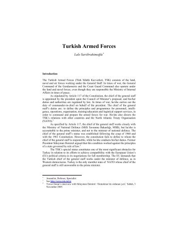 5. Turkish Armed Forces - DCAF