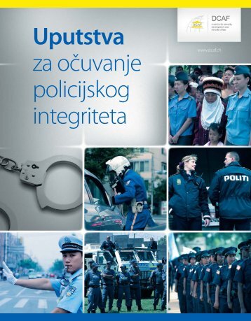 Uputstva za očuvanje policijskog integriteta - DCAF