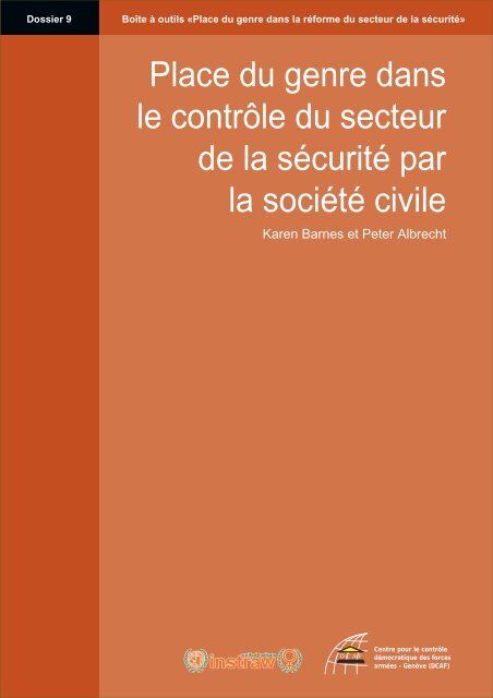 Place du genre dans le contrôle du secteur de la sécurité ... - DCAF