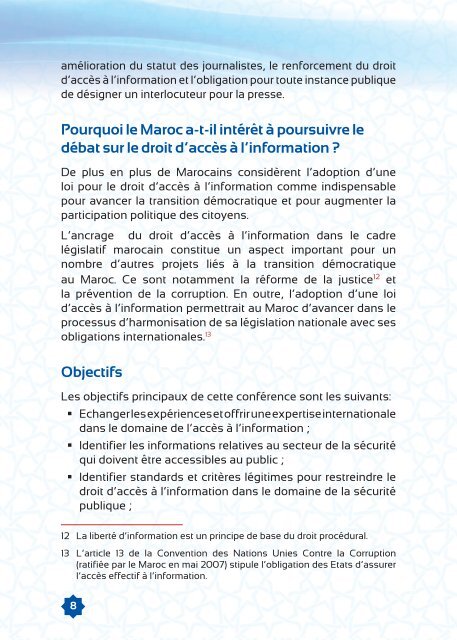 Garantir le droit d'accès à l'information pour renforcer la ... - DCAF