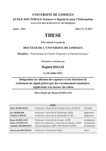 Intégration sur silicium des capteurs et des fonctions de traitement ...