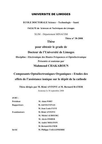 Texte intégral en version PDF - Epublications - Université de Limoges