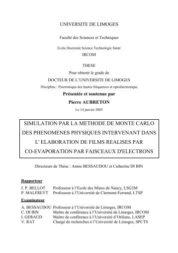 Texte intégral en version PDF - Epublications - Université de Limoges