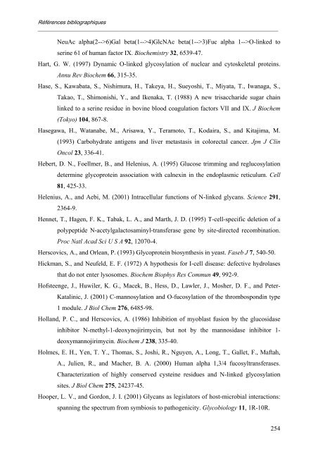 caractérisation des enzymes bovines et étude préliminaire du rôle ...