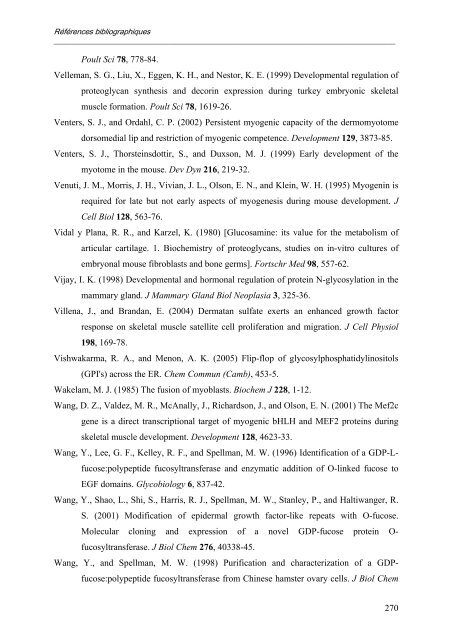 caractérisation des enzymes bovines et étude préliminaire du rôle ...