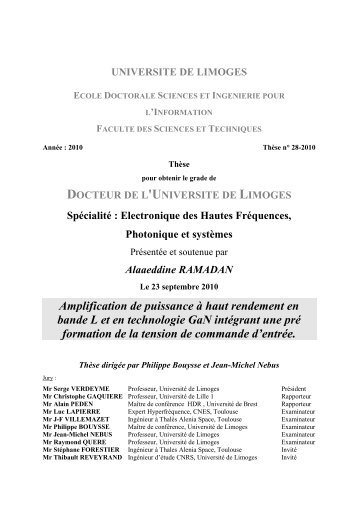 Texte intégral en version PDF - Epublications - Université de Limoges