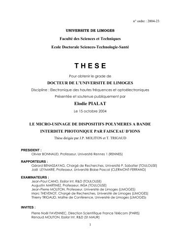 Texte intégral en version PDF - Epublications - Université de Limoges