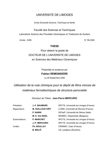 Texte intégral en version PDF - Epublications - Université de Limoges