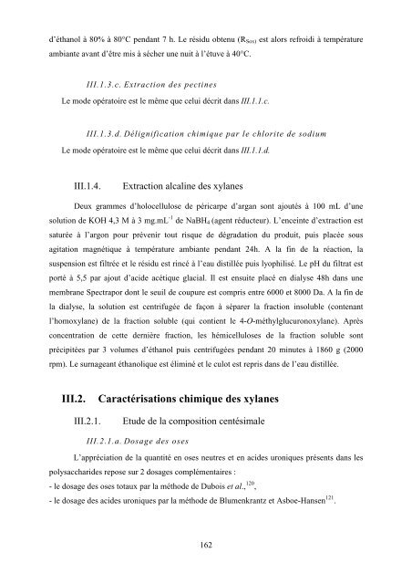 Extraction, caractérisation chimique et valorisation biologique de ...