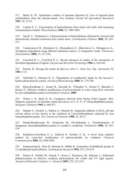 Extraction, caractérisation chimique et valorisation biologique de ...