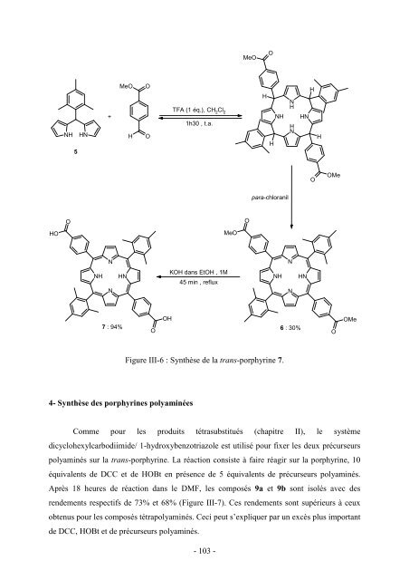 porphyrines et chlorines polyaminées et trimères - Epublications ...