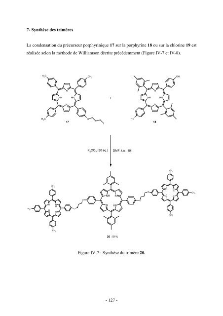porphyrines et chlorines polyaminées et trimères - Epublications ...