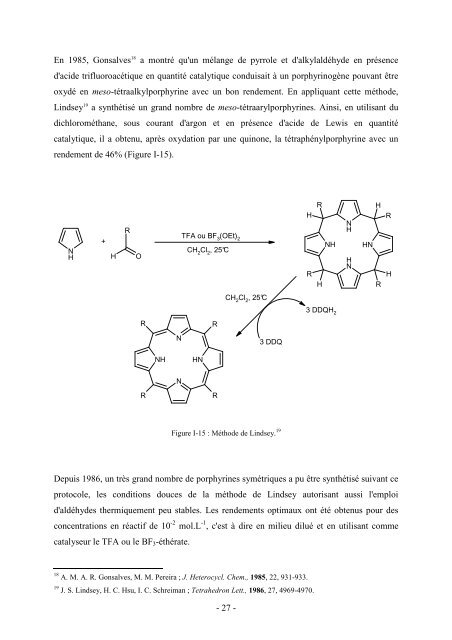 porphyrines et chlorines polyaminées et trimères - Epublications ...