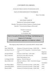 Etude et conception de structures de filtrage actif radiofréquence ...