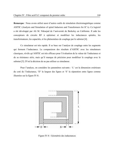 Etude et conception de structures de filtrage actif radiofréquence ...