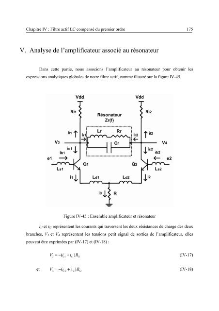 Etude et conception de structures de filtrage actif radiofréquence ...