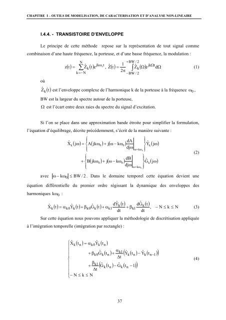 Contribution à la conception optimale en terme de linéarité et ...