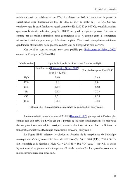 Etude d'un procédé de gazéification de biomasse en ambiance ...