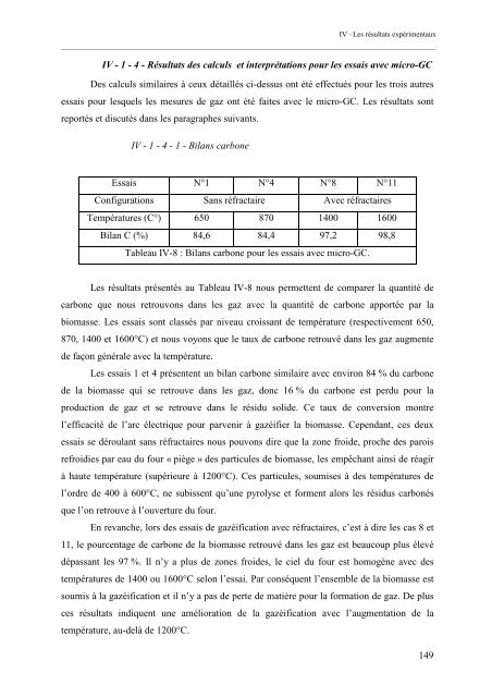 Etude d'un procédé de gazéification de biomasse en ambiance ...