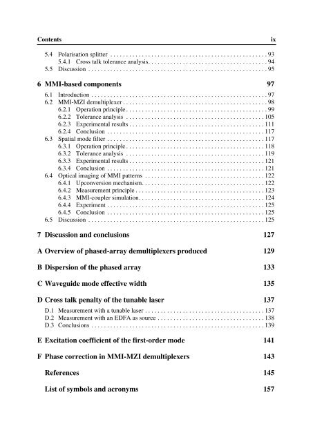 InP-based polarisation independent wavelength demultiplexers