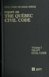 Volume 1, Draft Civil Code - Digital exhibitions & collections - McGill ...