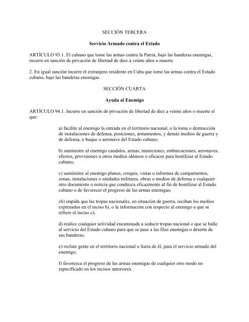 Ley Nº 62 CÓDIGO PENAL ASAMBLEA NACIONAL DEL PODER ...