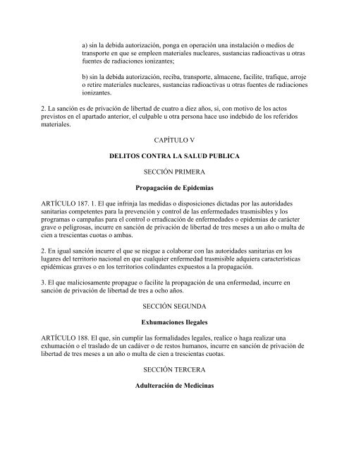 Ley Nº 62 CÓDIGO PENAL ASAMBLEA NACIONAL DEL PODER ...