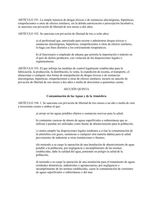 Ley Nº 62 CÓDIGO PENAL ASAMBLEA NACIONAL DEL PODER ...