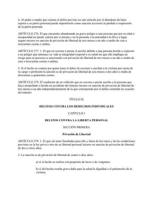 Ley Nº 62 CÓDIGO PENAL ASAMBLEA NACIONAL DEL PODER ...