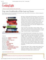 Top 100 Cookbooks of the Last 25 Years - Maria Speck