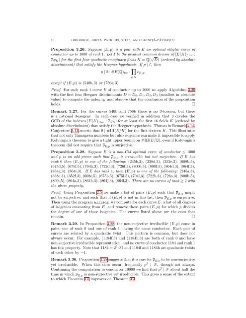 COMPUTATIONAL VERIFICATION OF THE BIRCH ... - William Stein
